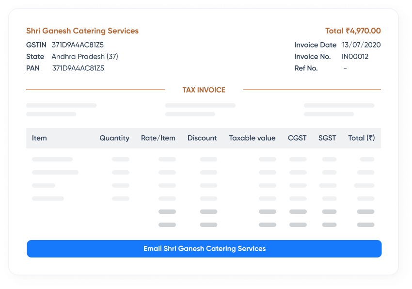 Create professional invoices