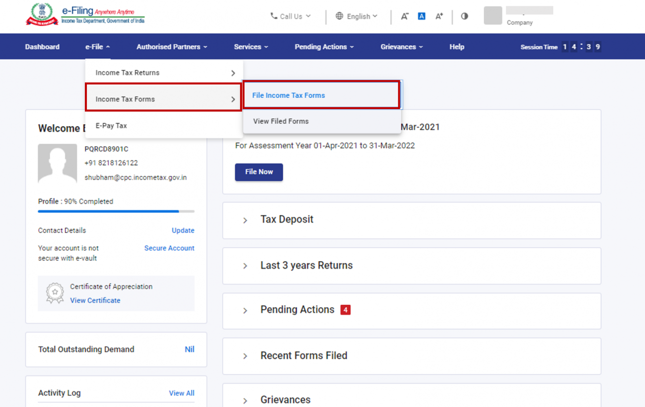 Income tax forms - form 15 ca