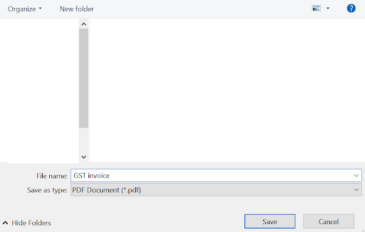 download the GST bill format in Excel