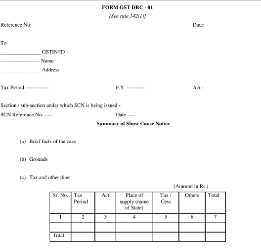 form gst drc 01