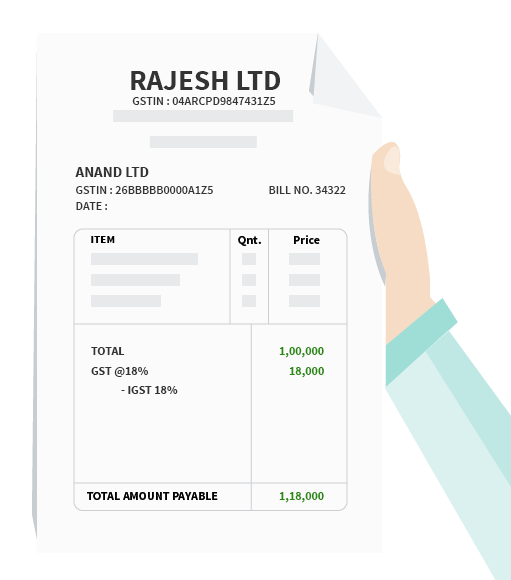 IGST calculation example 