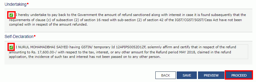 gst refund process